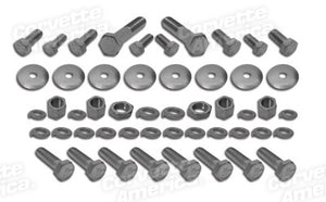 1963 - 1982 A-Arm Hardware Kit - 42 pieces - bolts, nuts, lock washers and cupped washers for all A-arms